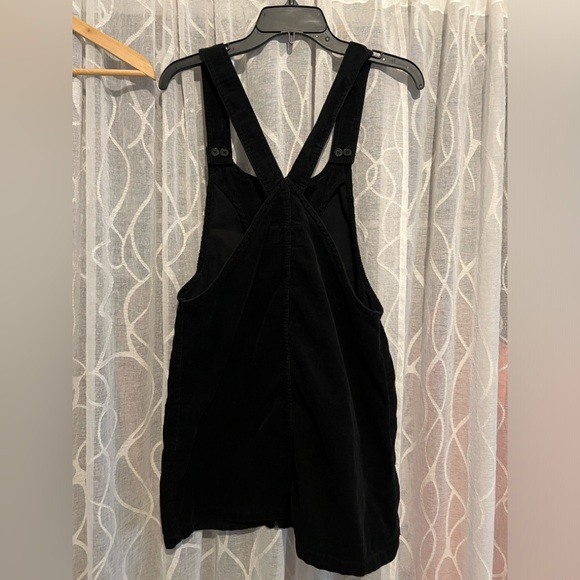 Forever 21 corduroy zipper suspended jumper skirt / dress with pockets L - NWOT - Picture 7 of 10